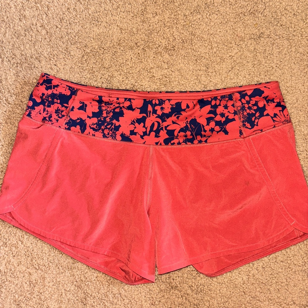 Floral Coral Women's Shorts